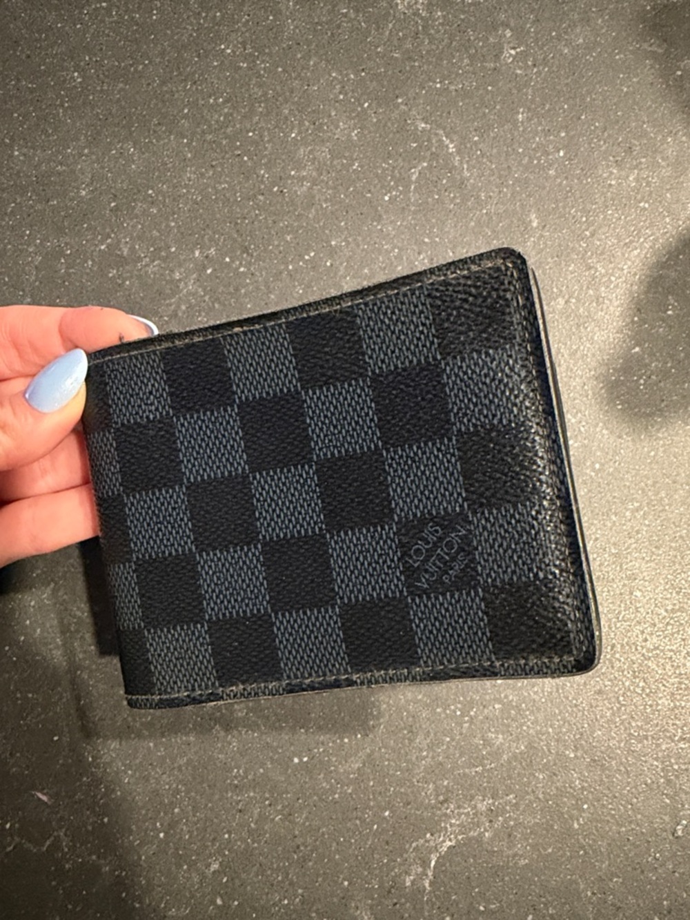 Louis Vuitton Damier Graphite Canvas Wallet - Black & Gray Check